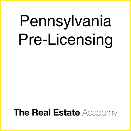 PA Real Estate Pre-License Course | Online | Self-Study