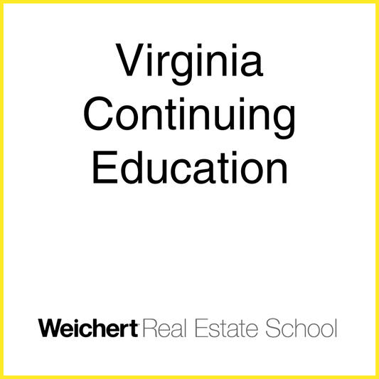 VA Real Estate Continuing Education Package | Online | Self-Study